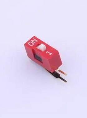 DA-01-R-T 红色90度弯脚 1位 KE拨码开关 - 拨码开关