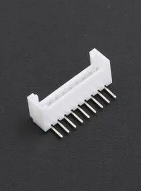 2.0-9P WZDK 白色 1x9P 间距:2mm 弯插 系列:HY 弯插,P=2mm 线对