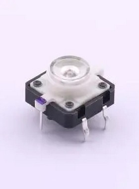 K6-1212A06 12.00mmx12.00mm 橙色带灯开关 插件-6P,12x12mm 轻触