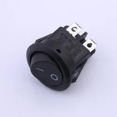 RS601D2-2010011BB 圆形4脚船型开关 插件,23x23mm 船型开关