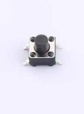 TSB06331-065D332DA-R0700 6*6*6.5贴片编带轻触开关180gf黑色 SM