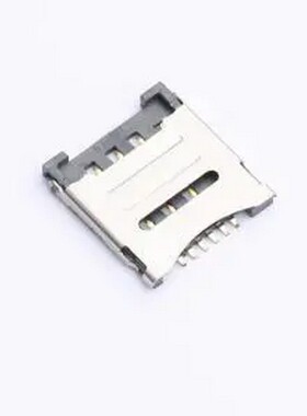 SIM201-GZ6PH18 翻盖式 MicroSIM卡座 SMD SIM卡连接器