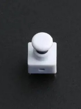 TSA06141-125B332CA-1E3E 6*6*12.5φ6*1白帽白护套轻触开关 DIP-