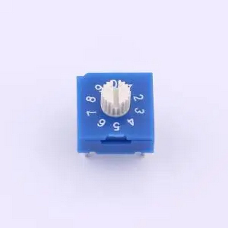R9310R3H-X 0-9数字BCD编码旋转开关 10位插件带柄3mm 插件 旋转