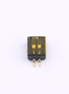 BX-DS1.27-2PTP 间距1.27mm 平拨,凹槽式 2位拨码开关 SMD,P=1.27