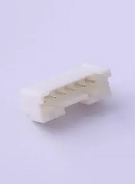 HX20018-6A 白色 1x6P 间距:2mm 直插 插件,P=2mm 线对板针座