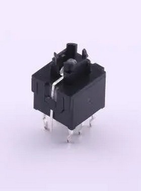 K6-6130D03-N1 8.50mmx7.50mm 蓝色无锁带灯开关 插件,8.5x7.5mm