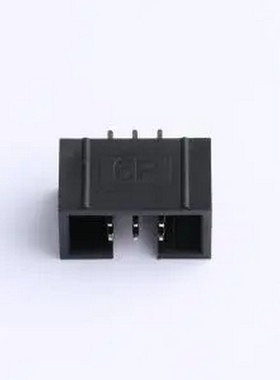 KH-2.54PH180-2X3P-L8.9 黑色 2.54mm 2x3P 排数:2 每排P数:3 插