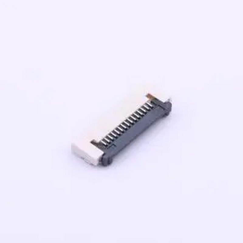 F0502-B-15-15T-R 间距:0.5mm P数:15P 翻盖式 下接 SMD,P=0.5mm,