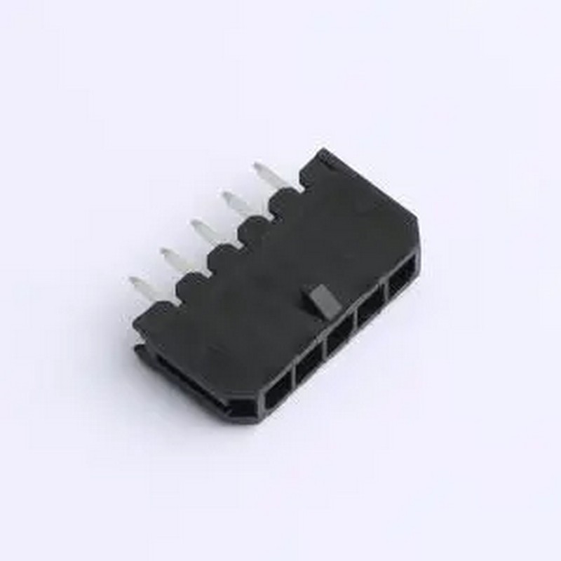 43650-5A 1x5P 间距:3mm 直插 系列:Micro-Fit(MX 3.0) 插件,P=3m