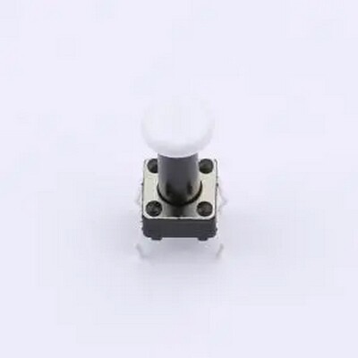 TSA06131-135B332CA-003E 6*6*13.5φ6*1白帽轻触开关 插件-4P,6.