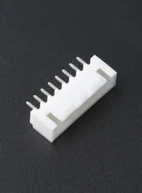 KH-A2504-08A 白色 1x8P 间距:2.54mm 直插 插件,P=2.5mm 线对板