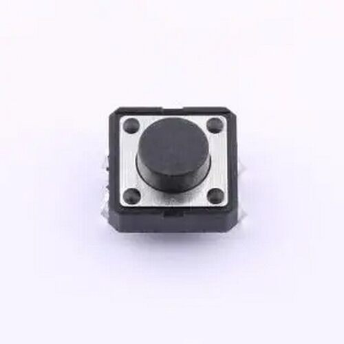 TS126CJ 250gf 009 12*12*6mm 立插 轻触开关 插件-4P,12x12mm 轻