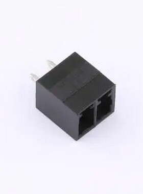 ZX-DGVC-3.81-2P-B 3.81mm 1x2P 排数:1 每排P数:2 闭口直针座 黑