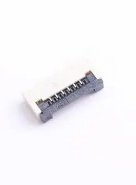 XW1020012-060R-002 翻盖式 下接 P数:6P 间距:1mm SMD,P=1mm,卧