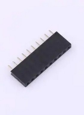 FH2.54-1X10P-H85 1x10P 间距:2.54mm 直插 插件,P=2.54mm 排母
