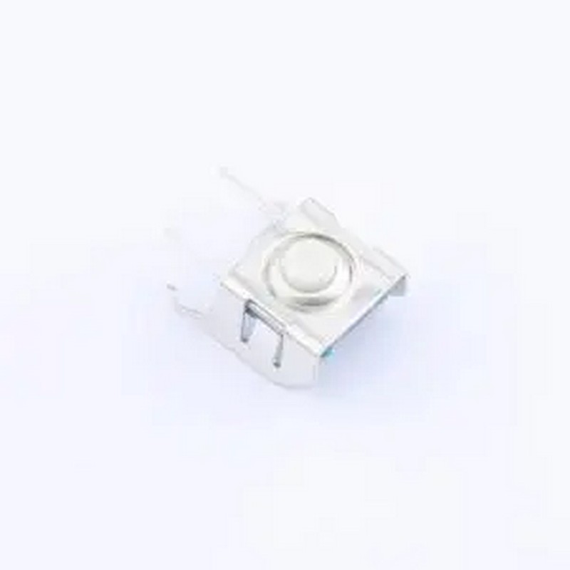 GT-TC158A-H0325-L1 IP67侧按防水支架轻触开关 130gf 弯插,8x8mm