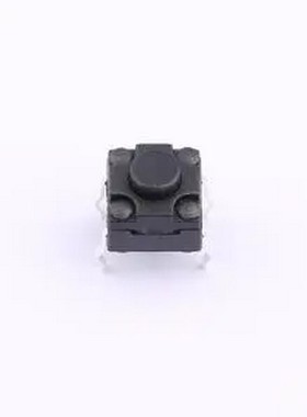 TS-6650FSH 6*6*5mm 防水防胶插脚轻触开关 黑色 4脚 弹力250gf