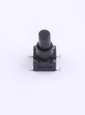 TSX06352-120D334DA-R0500 6*6*12编带防水轻触开关180gf黑护套 S