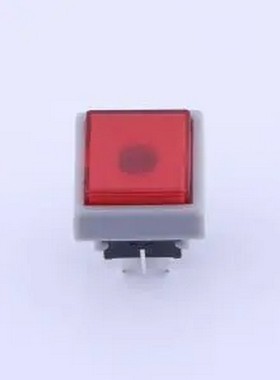 K6-6133D04-N1 绿色无锁带灯开关 插件,12.5x12.5mm 轻触开关