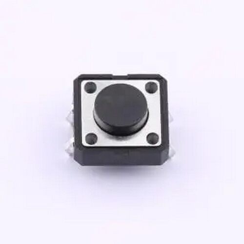 TS125CJ 250gf 009 12*12*5mm 立插 轻触开关 插件-4P,12x12mm 轻