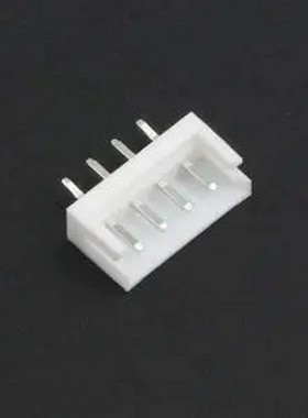 HX25005-4A 白色 1x4P 间距:2.5mm 直插 插件,P=2.5mm 线对板针座