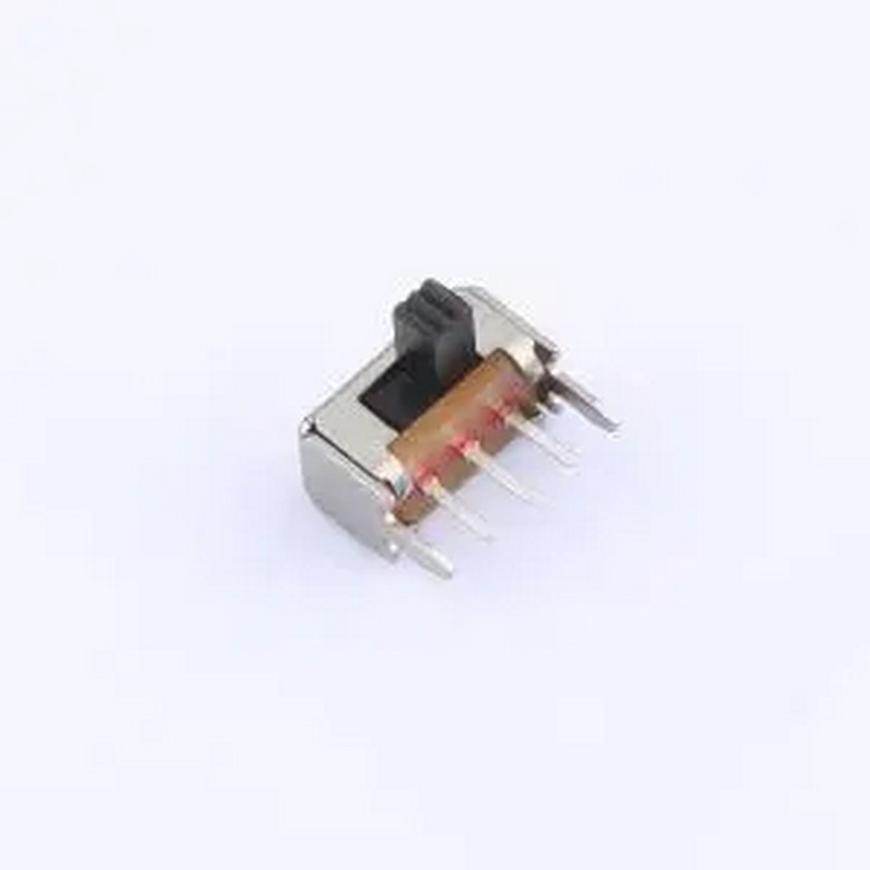 SK-12D02-G030 拨动开关SK-12D02 柄高3mm 弯插,8.6x4.7mm 滑动开