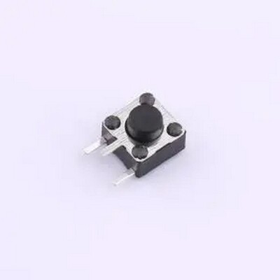 TS-1095C-A3B3-D2 6*6*5mm卧插边三脚轻触开关250gf 弯插-3P,6x6m