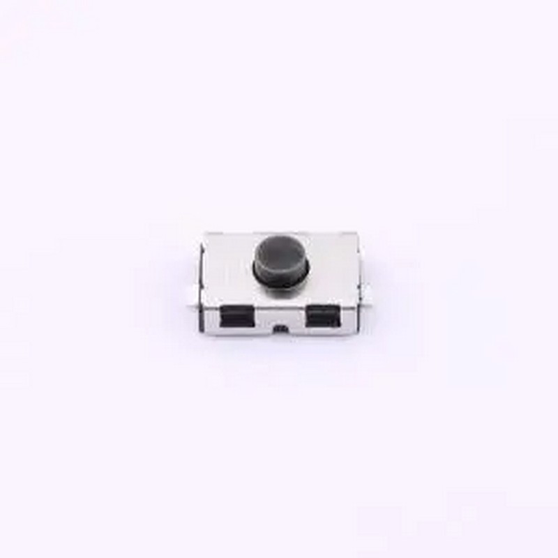 TSB019A2526B 4*6*2.5H-J 260gf 硅胶黑钮冷封编带 SMD,6x4mm 轻