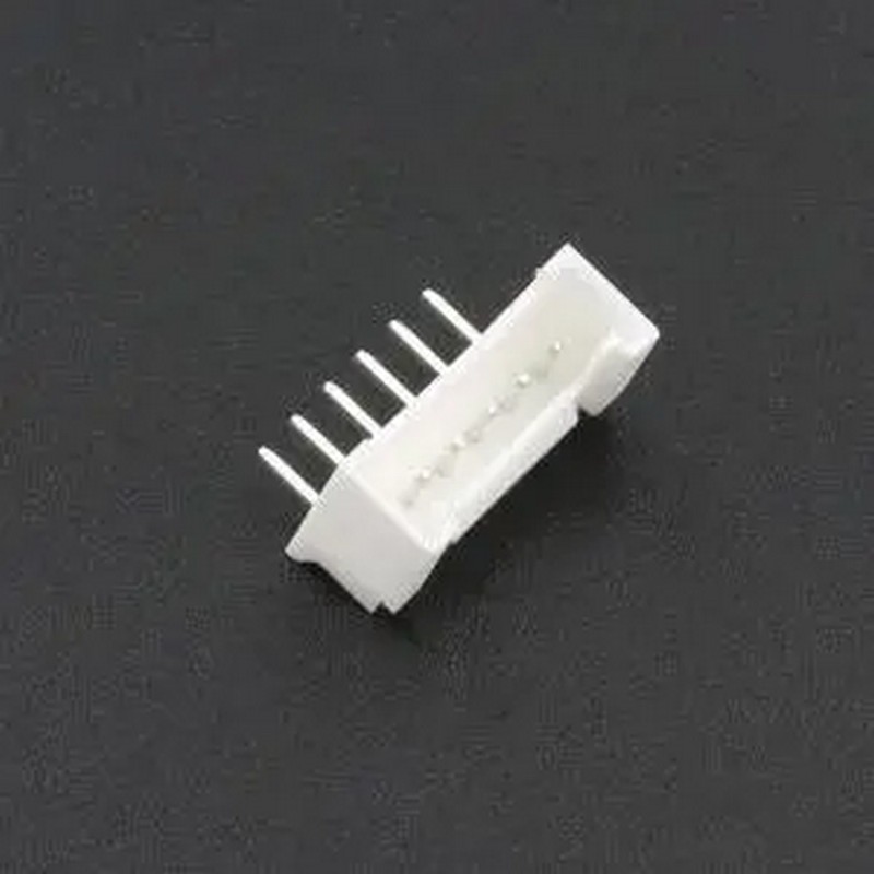 X2011WR-06A-N0SN 1x6P 间距:2mm 弯插 系列:PH 弯插,P=2mm 线对