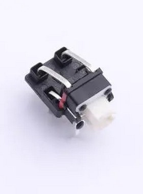 K6-6151F02 红色侧按带灯开关 弯插,7.4x7.3mm 轻触开关