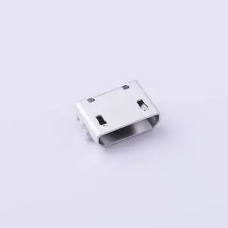 FUS450-FSBK6M Micro USB 卧贴 5触点 母座 SMD USB连接器