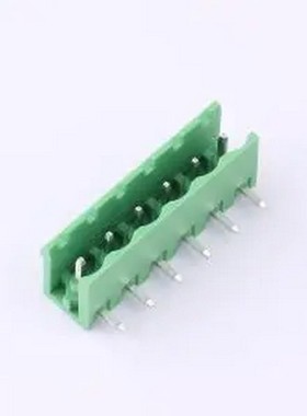 HC-JXDZR-5.08-6P 1x6P 5.08mm 排数:1 每排P数:6 弯插,P=5.08mm