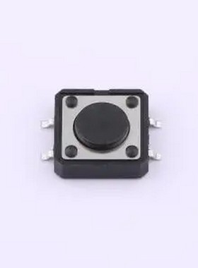 TS1243TP 250gf 009 12*12*4.3mm 立贴 轻触开关 SMD-4P,12x12mm
