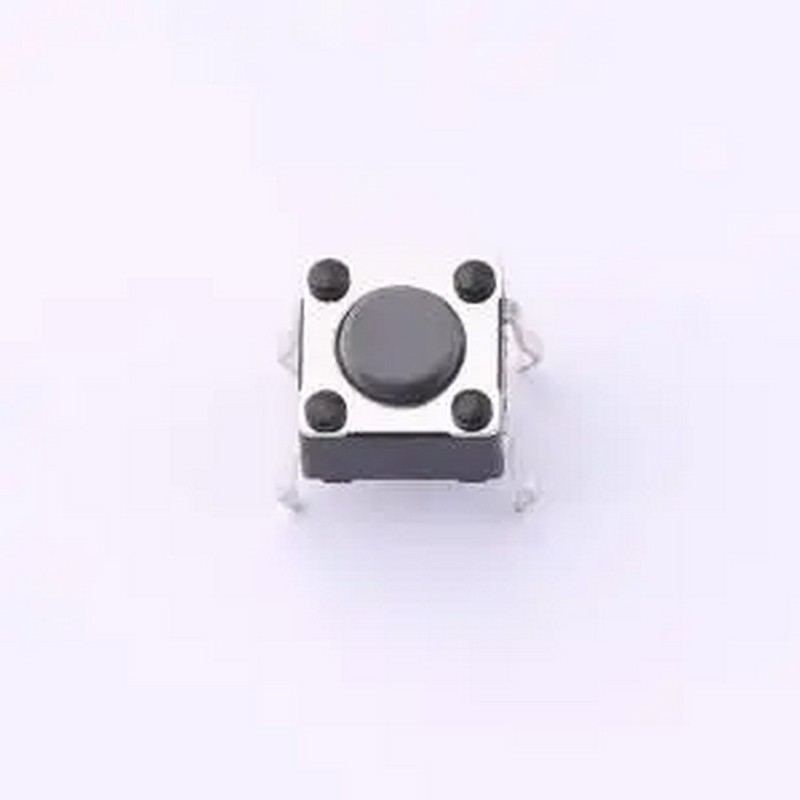 YTS645SH43 6x6x4.3mm 200gf 插脚 工业级 轻触开关 插件-4P,6x6m