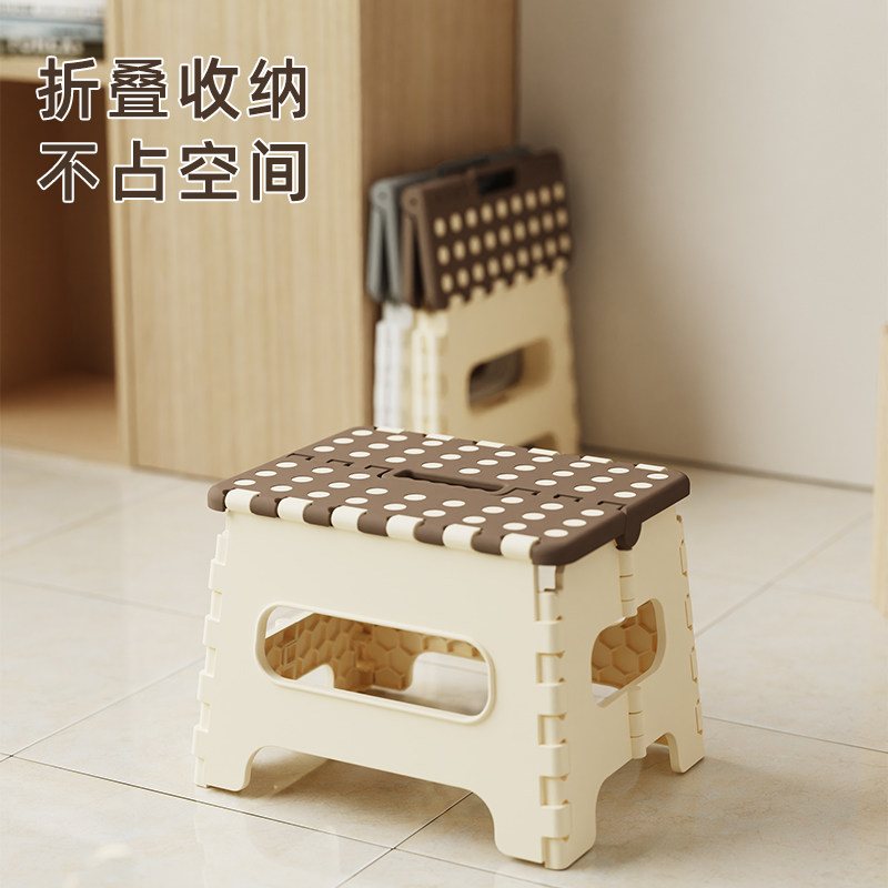 加厚塑料折叠凳子便携式家用高凳户外折叠椅成人聚餐马扎叠放板凳