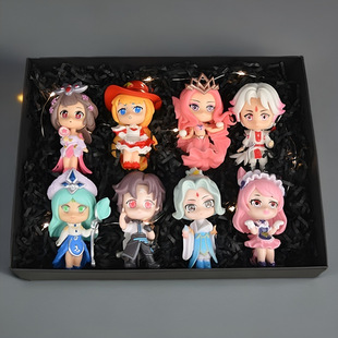 游戏周边手办模型摆件瑶妲己安琪拉卡通玩具学生礼物潮玩礼盒公仔