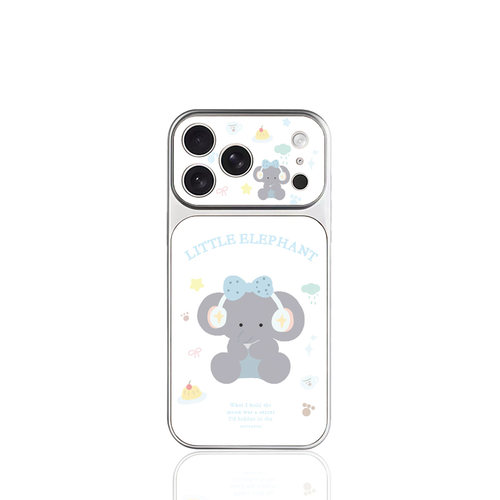 蝴蝶结小灰象新款适用苹果18promax手机壳iPhone17pro14小米15华为mate80pura90K90nova16荣耀500x200一加13