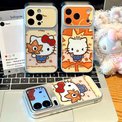 秋日枫叶表情新款适用苹果17promax手机壳iPhone16pro13小米15华为mate80pura90K70note15nova14荣耀600x200