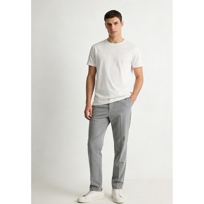 2026新款早春男休闲裤西裤进口高密度棉舒适柔软亲肤笔挺时尚百搭