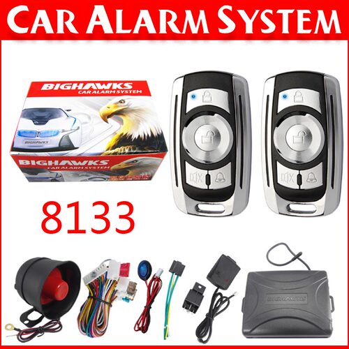 12V DC ONE WAY CAR ALARM SYSTEM汽车防盗器镖鹰8133单向报警器