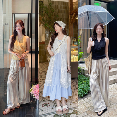 TAKIYAS SHOP 挂脖上衣/条纹裤/连衣裙