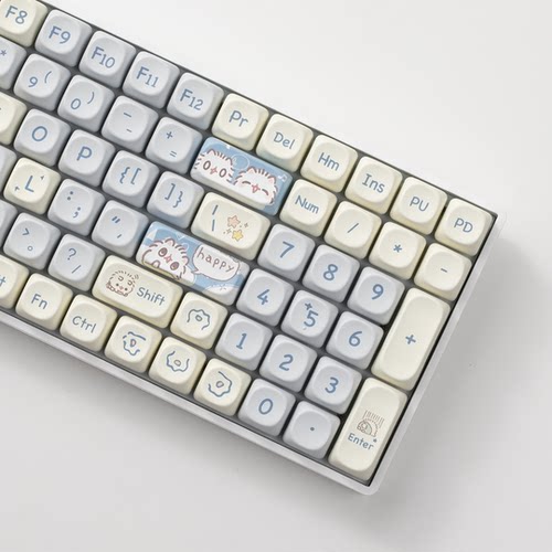 MOA高度小猫咪PBT材质热升华适配RK68/75/82/87/98/100/104/108