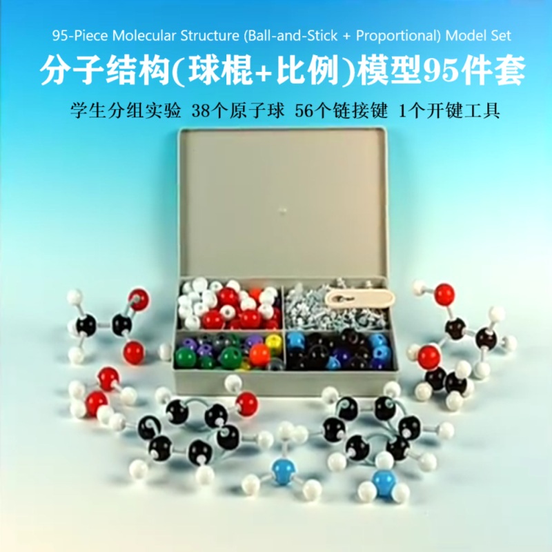 分子结构模型95件套装分组实验