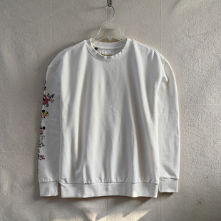 潮流套头oversize街头百搭 卡通联名情侣秋冬宽松 大版 型宽松卫衣