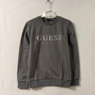 字母G系列情侣圆领春秋长袖 横标套头流行简约休闲纯色青春卫衣 衫