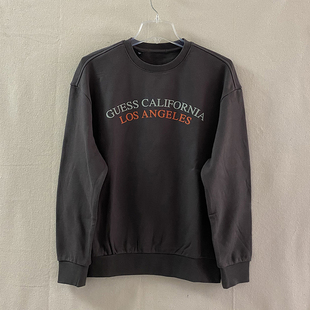 蝙蝠衫 潮流街头 春秋毛圈圆领套头休闲衫 字母G系列女士宽松卫衣