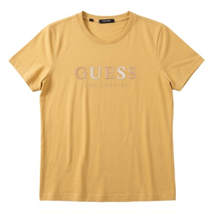 纯色透气半袖 情侣休闲圆领衫 夏季 渐变立体横标字母G系列男女T恤