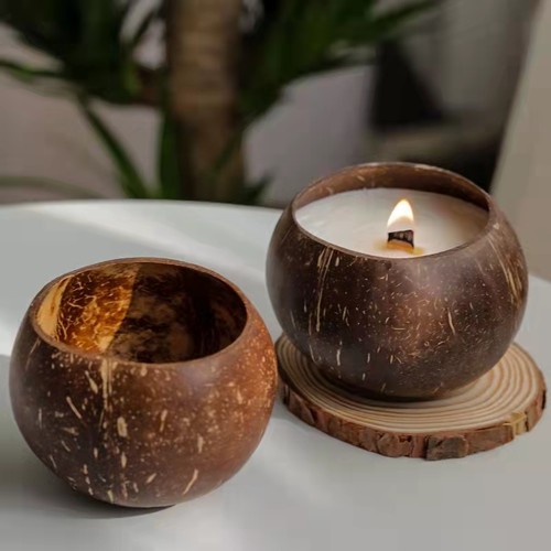 抛光椰皇壳天然椰子壳工艺品吊篮多肉盆种植板胡空椰壳 2个包邮