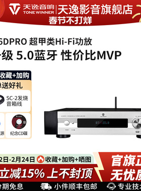 Winner/天逸AD-66DPRO多功能超甲类合并式发烧数字蓝牙HiFi功放机